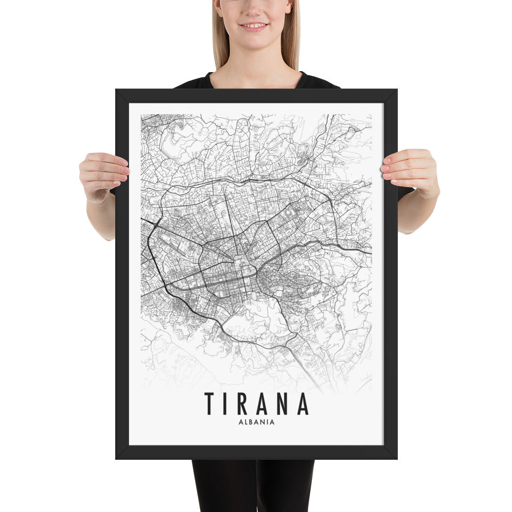 Albanian City Poster