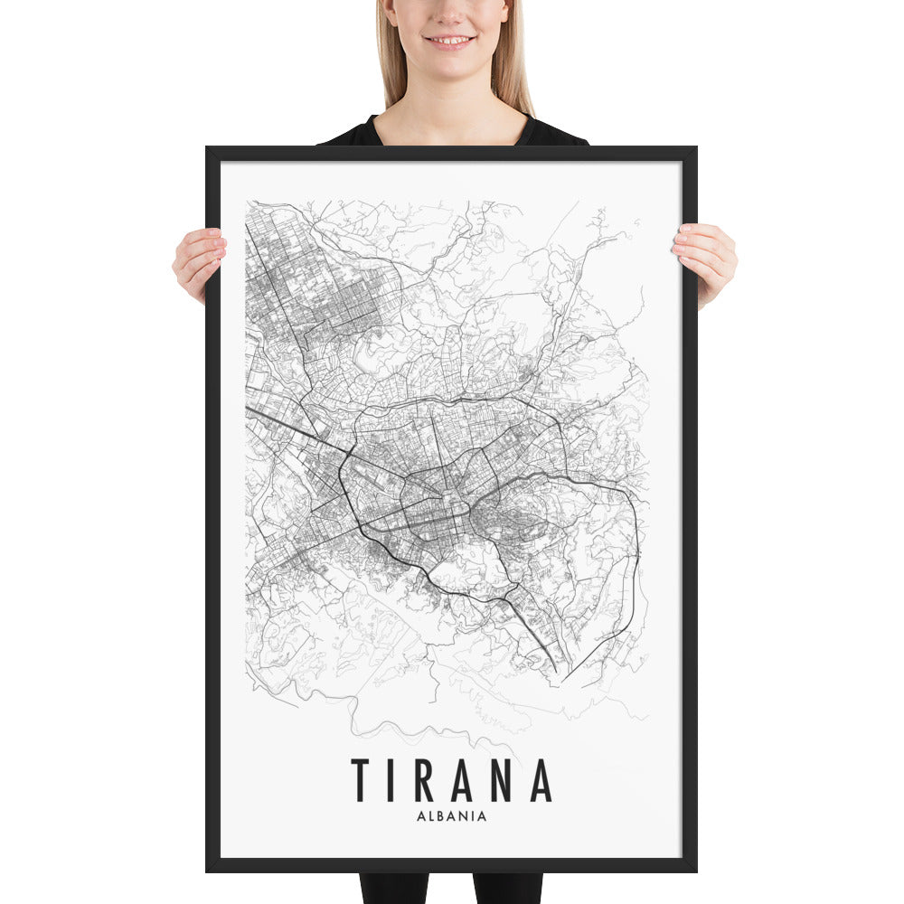 Albanian City Poster