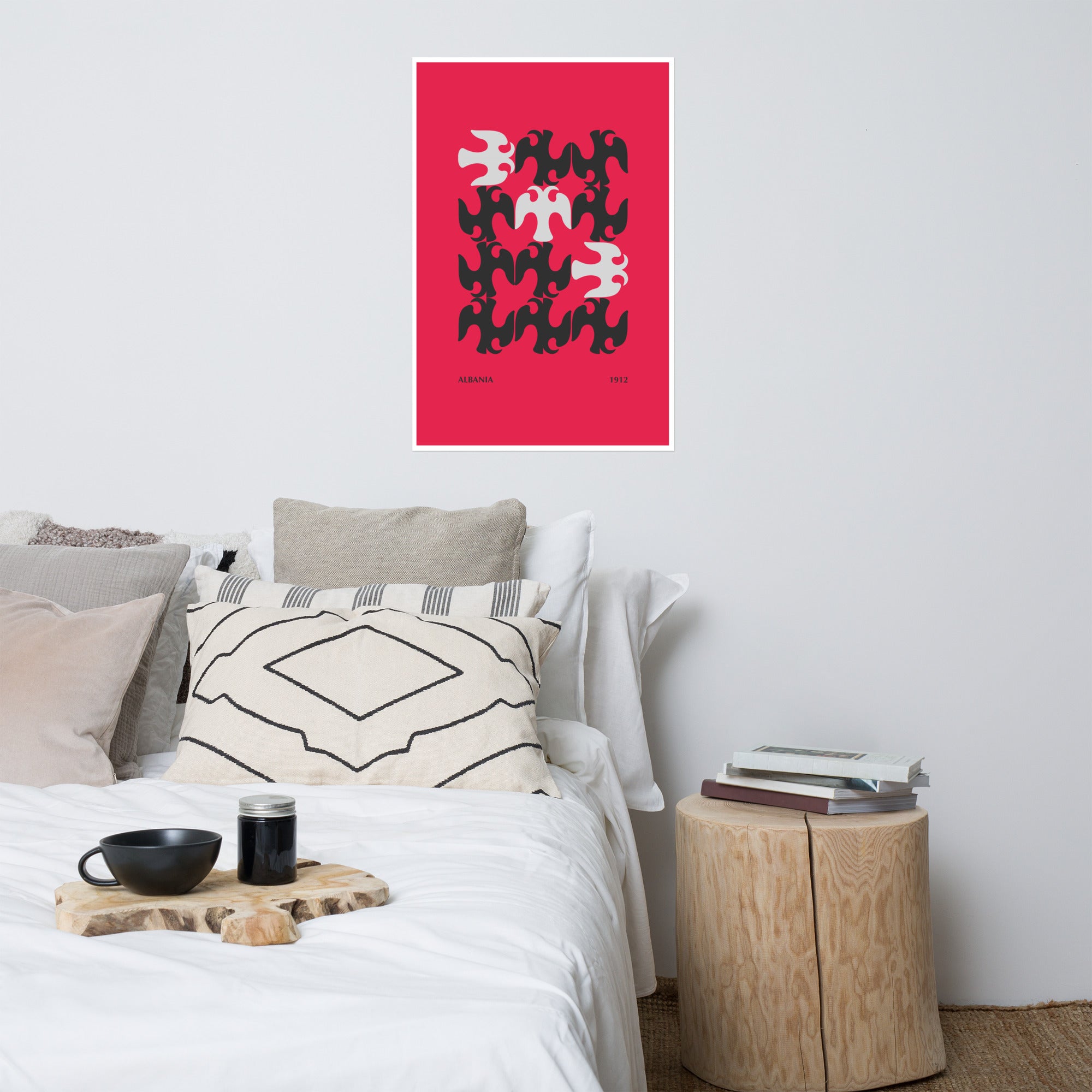 Albanian Eagle Bauhaus Poster