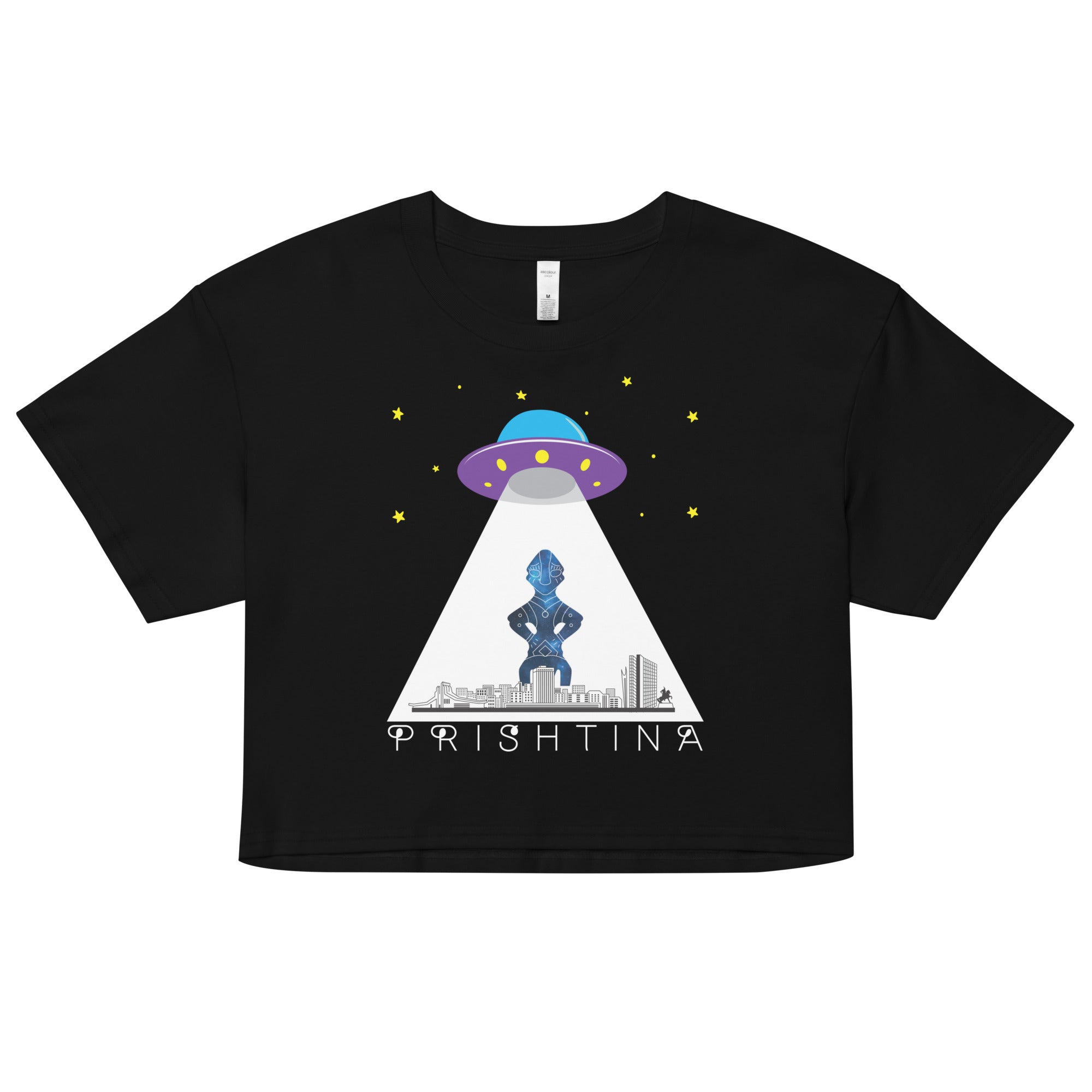 UFO Over Prishtina Women's Crop Top