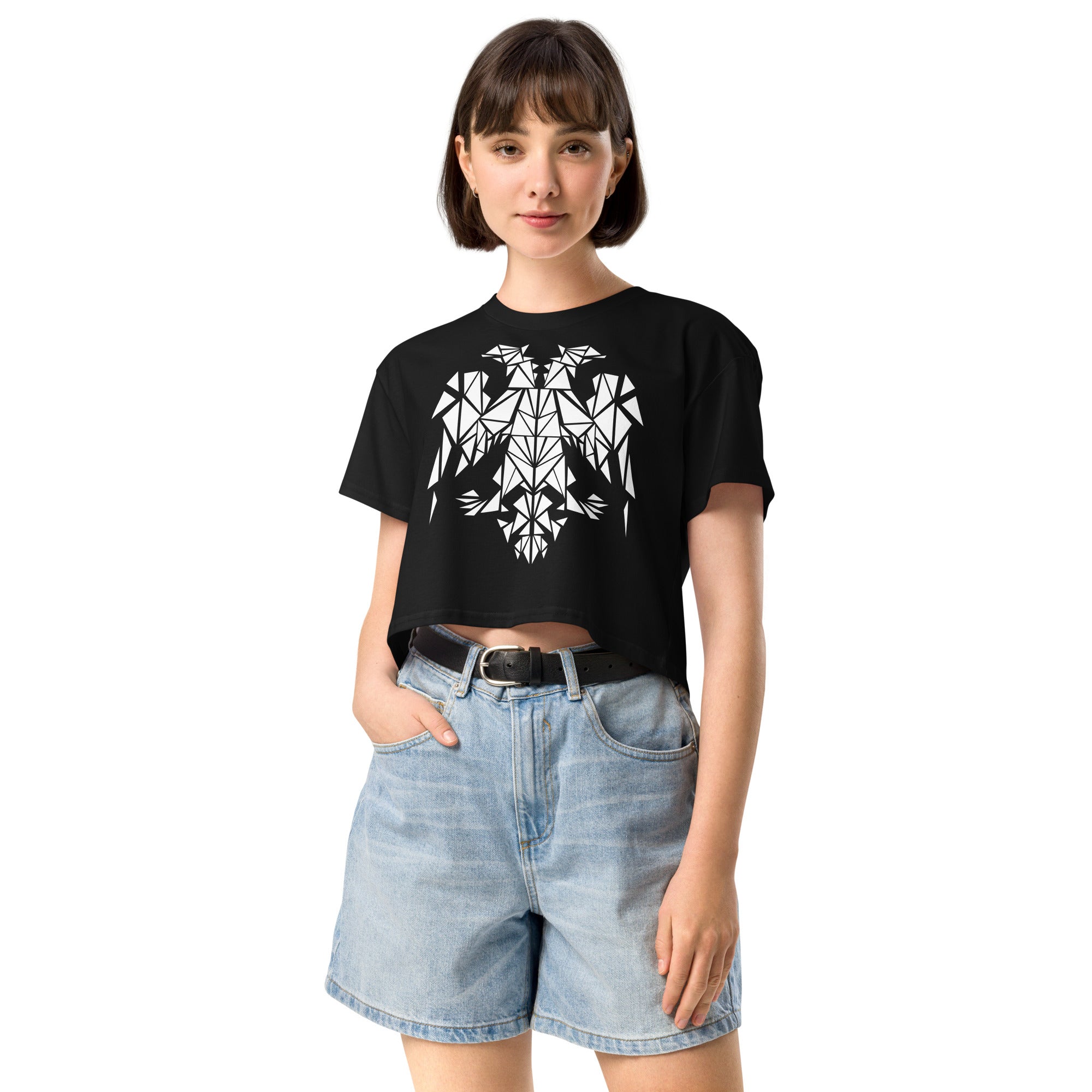 Mosaic Eagle Women's Crop Top