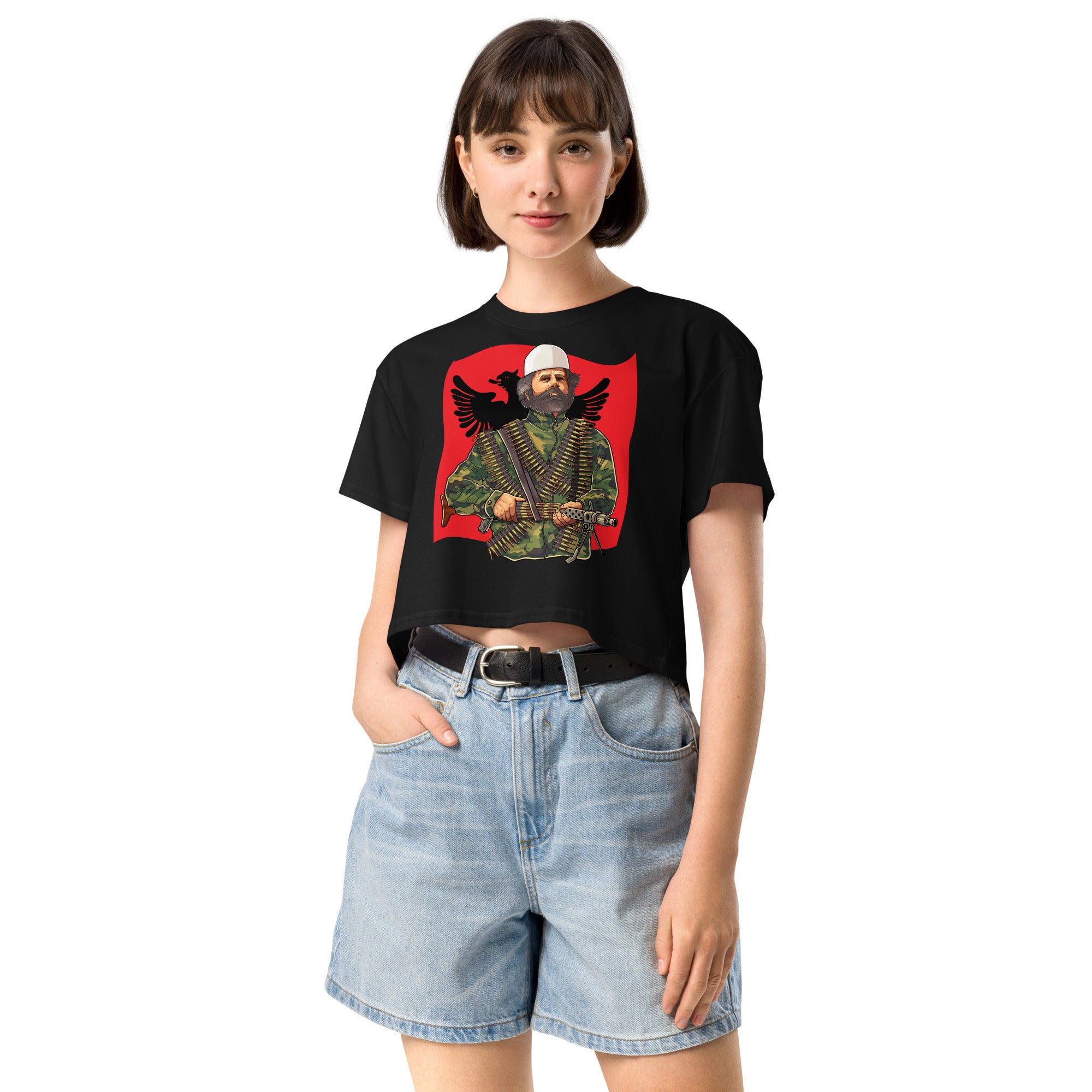 Adem Jashari Women's Crop Top