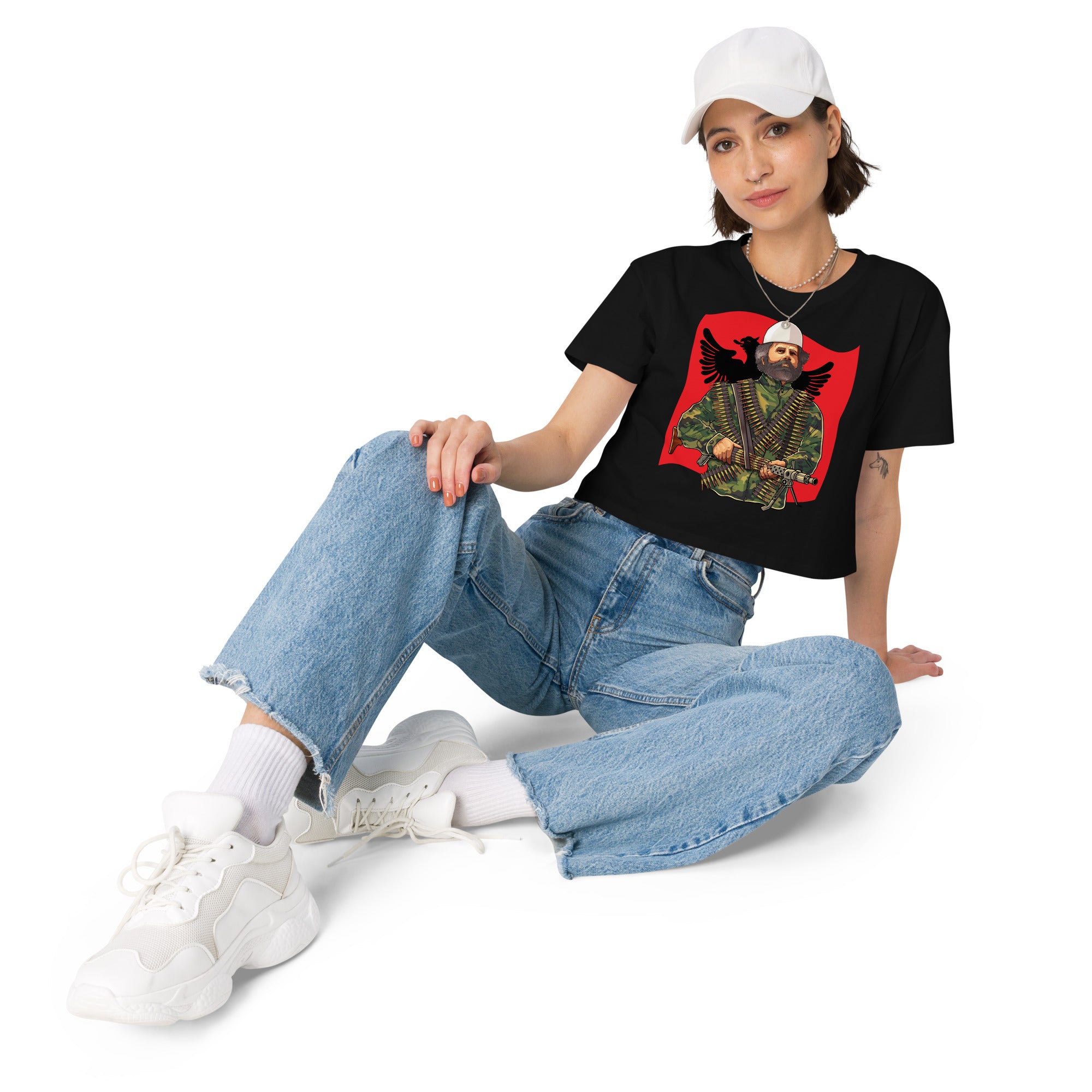 Adem Jashari Women's Crop Top