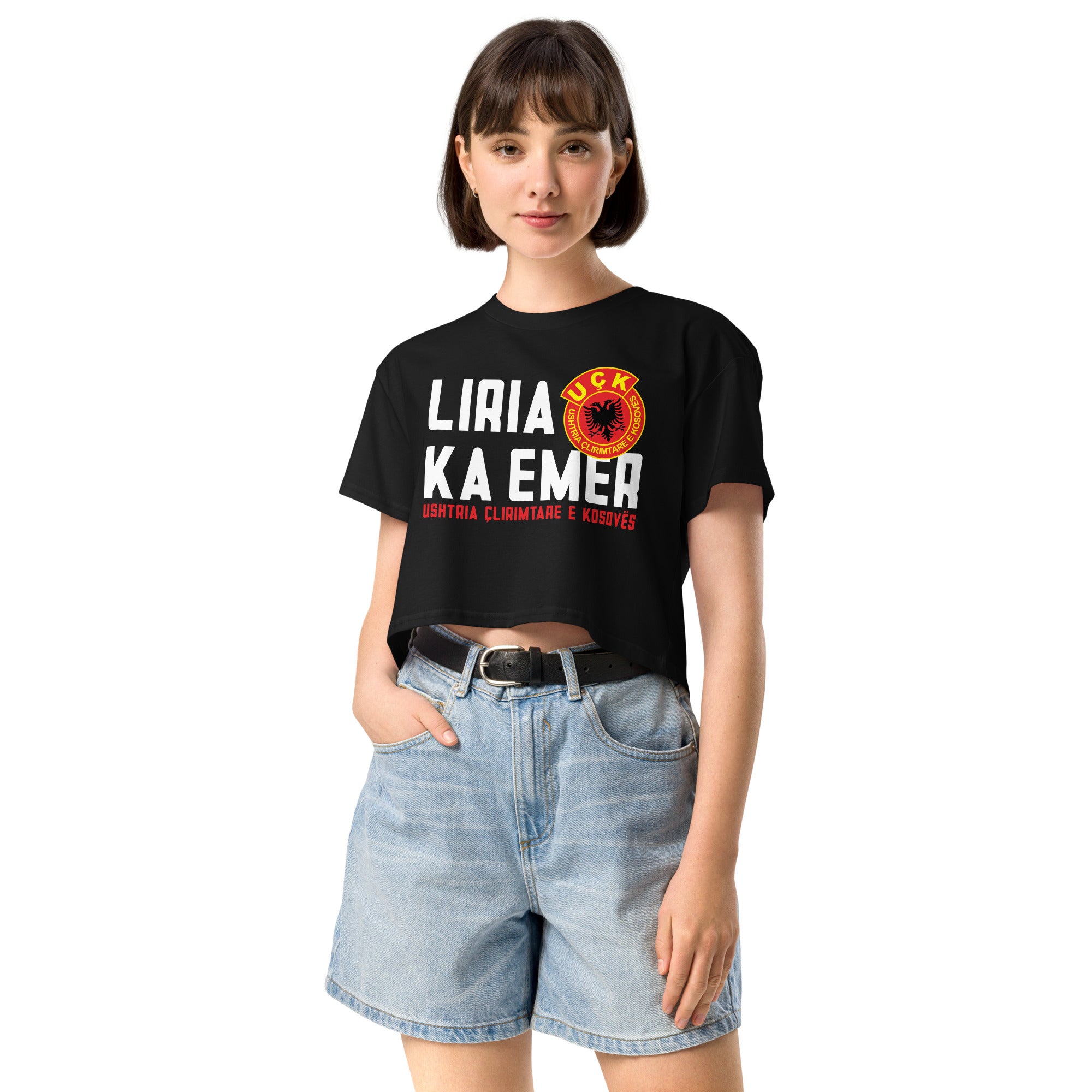 Liria ka emër UÇK Women's Crop Top