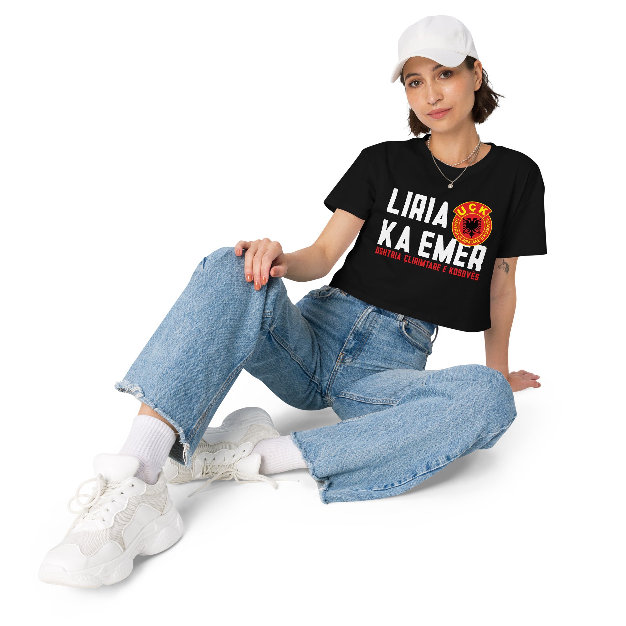 Liria ka emër UÇK Women's Crop Top