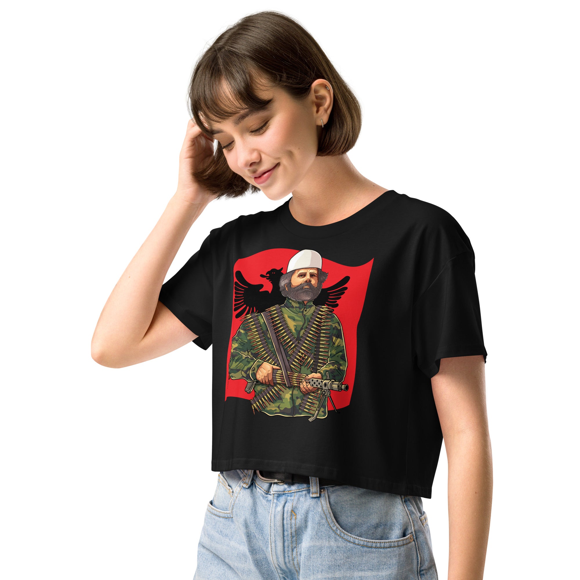 Adem Jashari Women's Crop Top