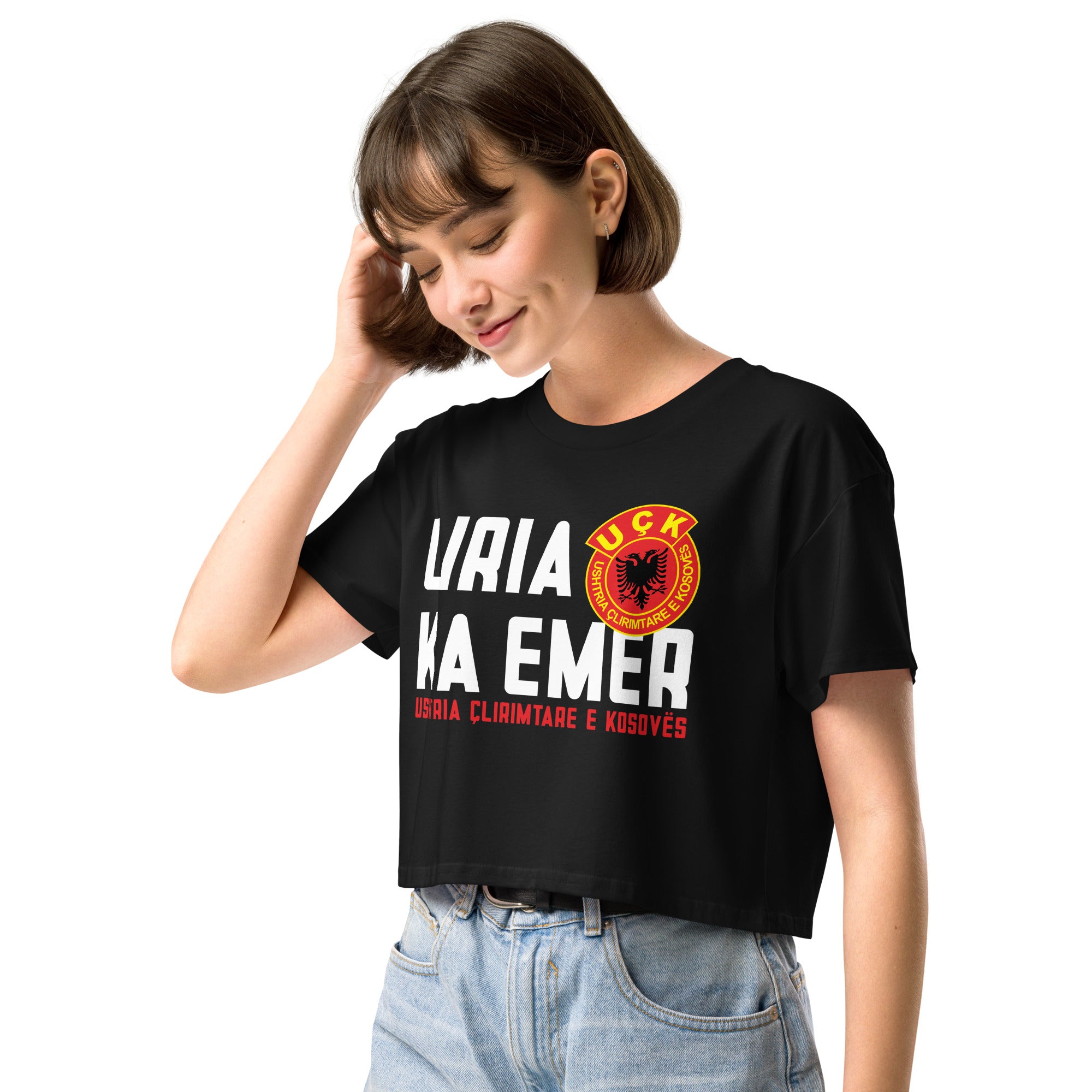 Liria ka emër UÇK Women's Crop Top