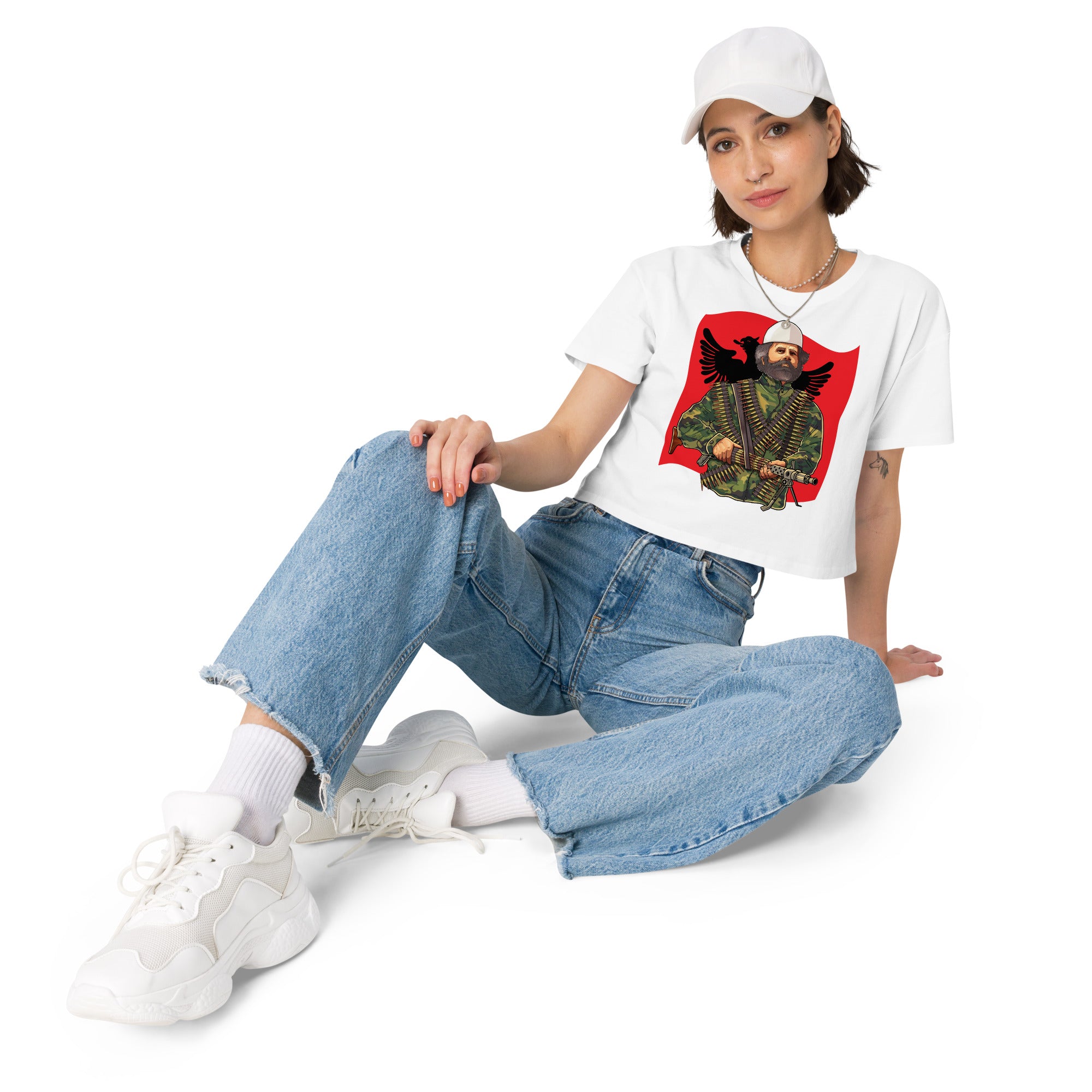 Adem Jashari Women's Crop Top