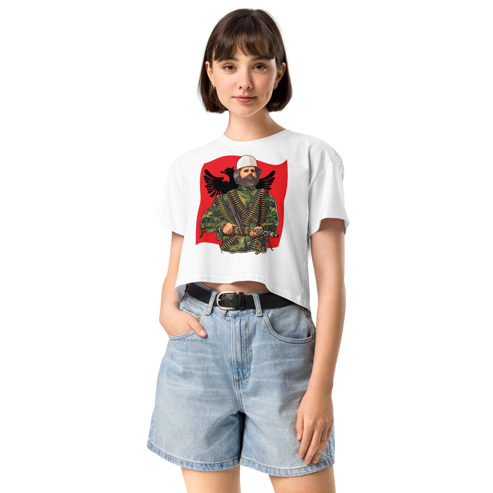 Adem Jashari Women's Crop Top