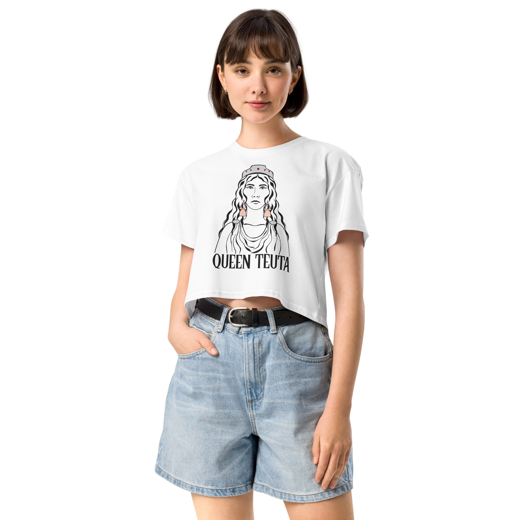 Queen Teuta Women's Crop Top