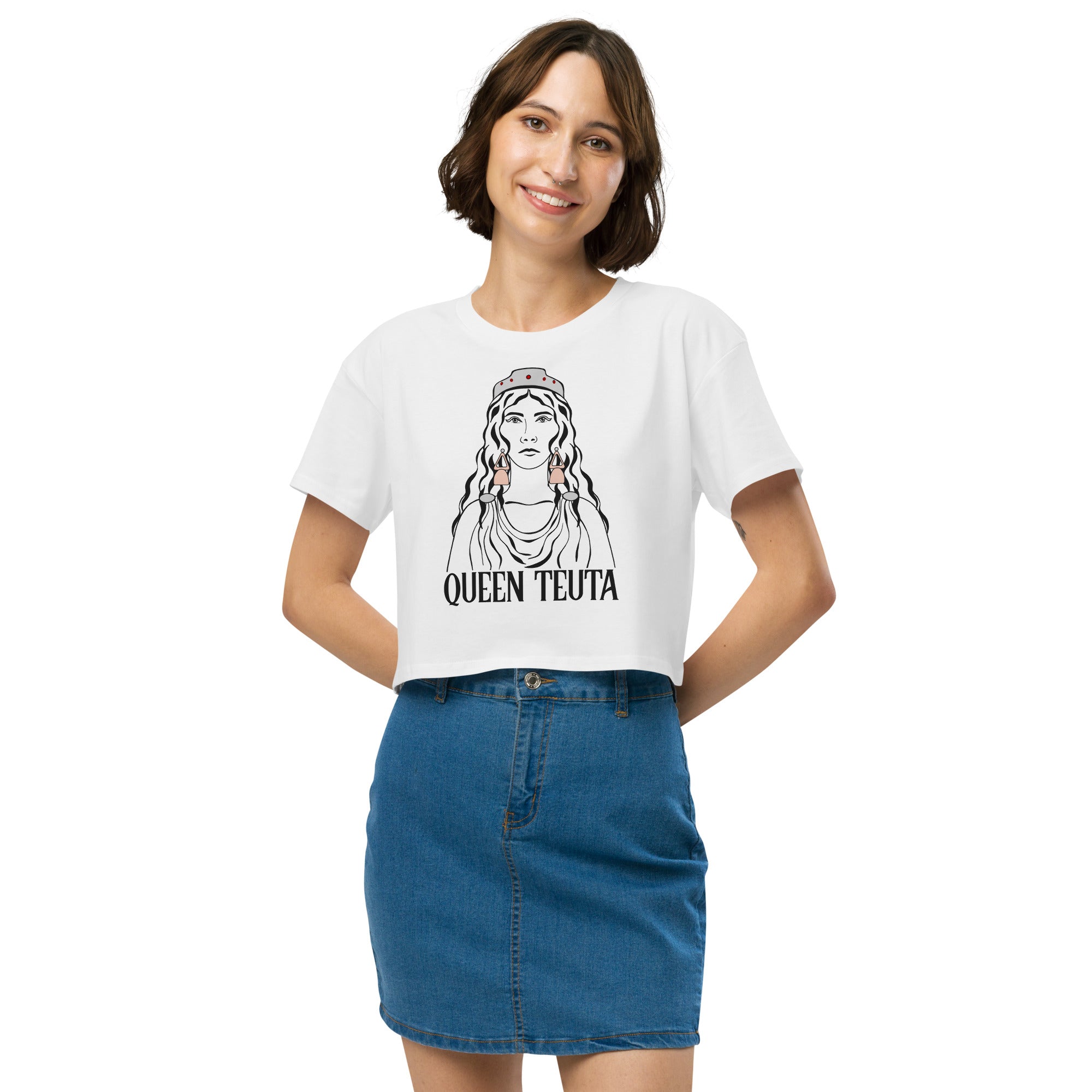 Queen Teuta Women's Crop Top