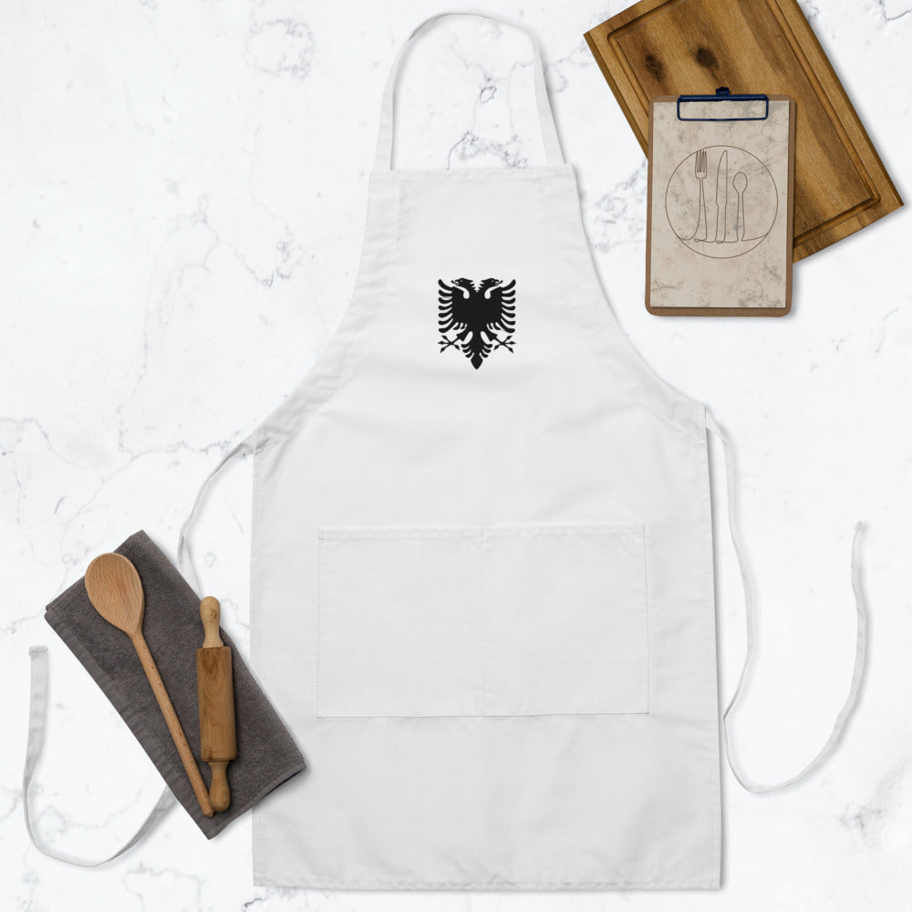 Albanian Eagle Embroidered Apron