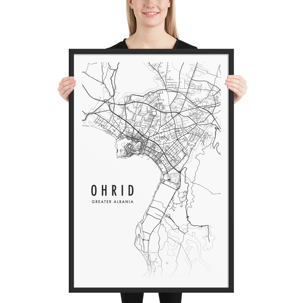 Albanian City Poster