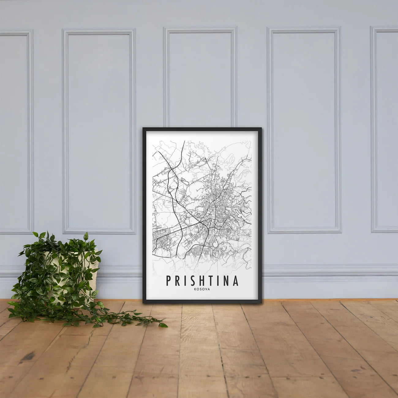 Albanian City Poster