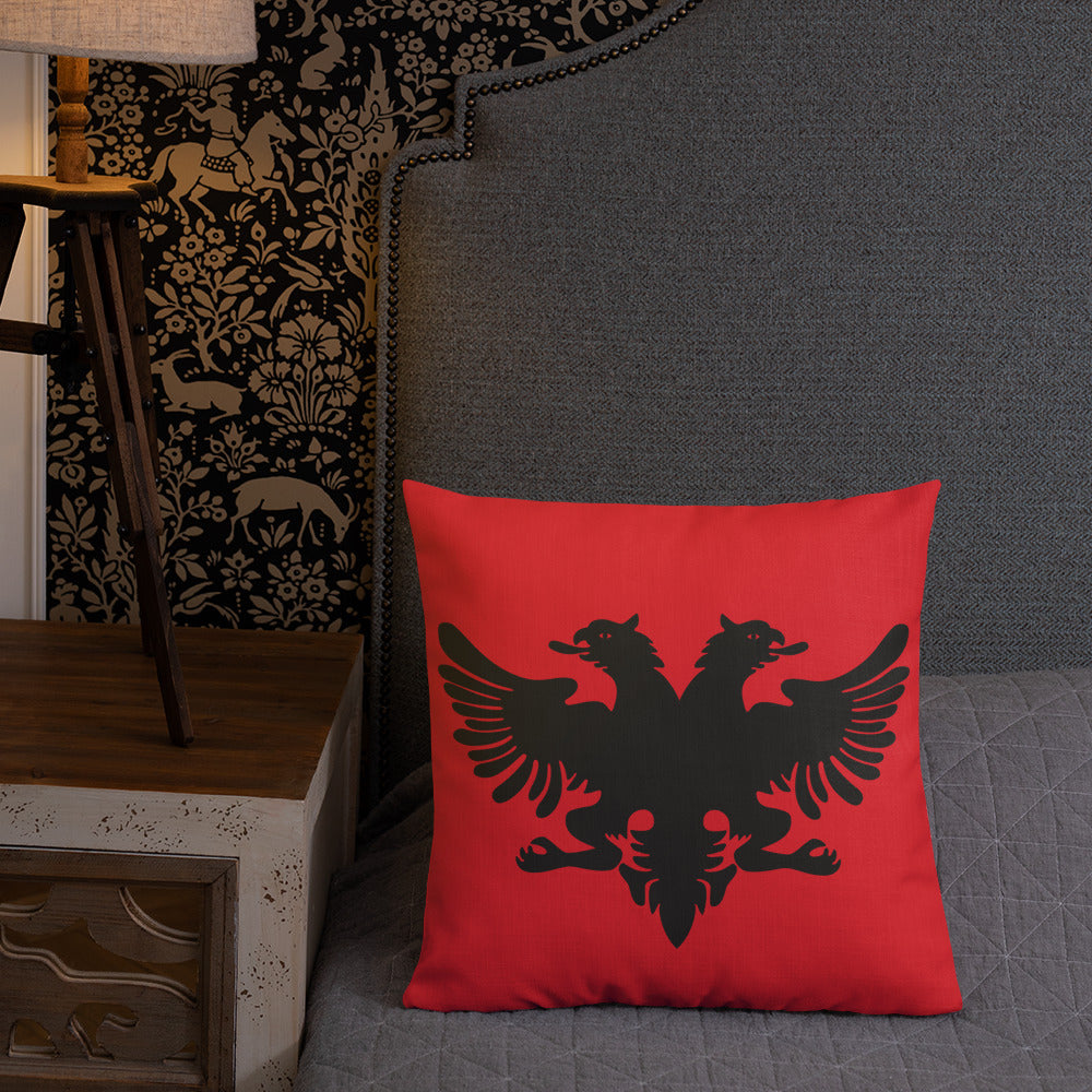 1912 Albanian Eagle Pillow