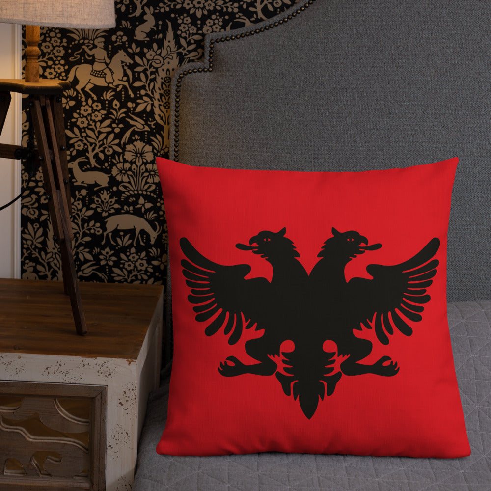 1912 Albanian Eagle Pillow