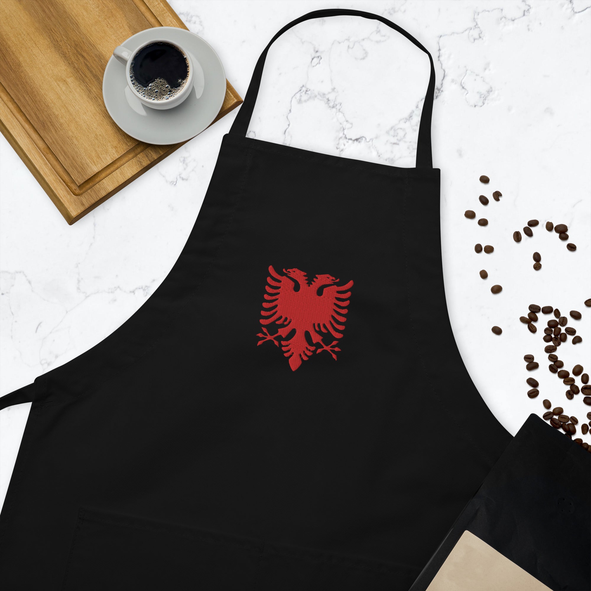 Albanian Eagle Embroidered Apron