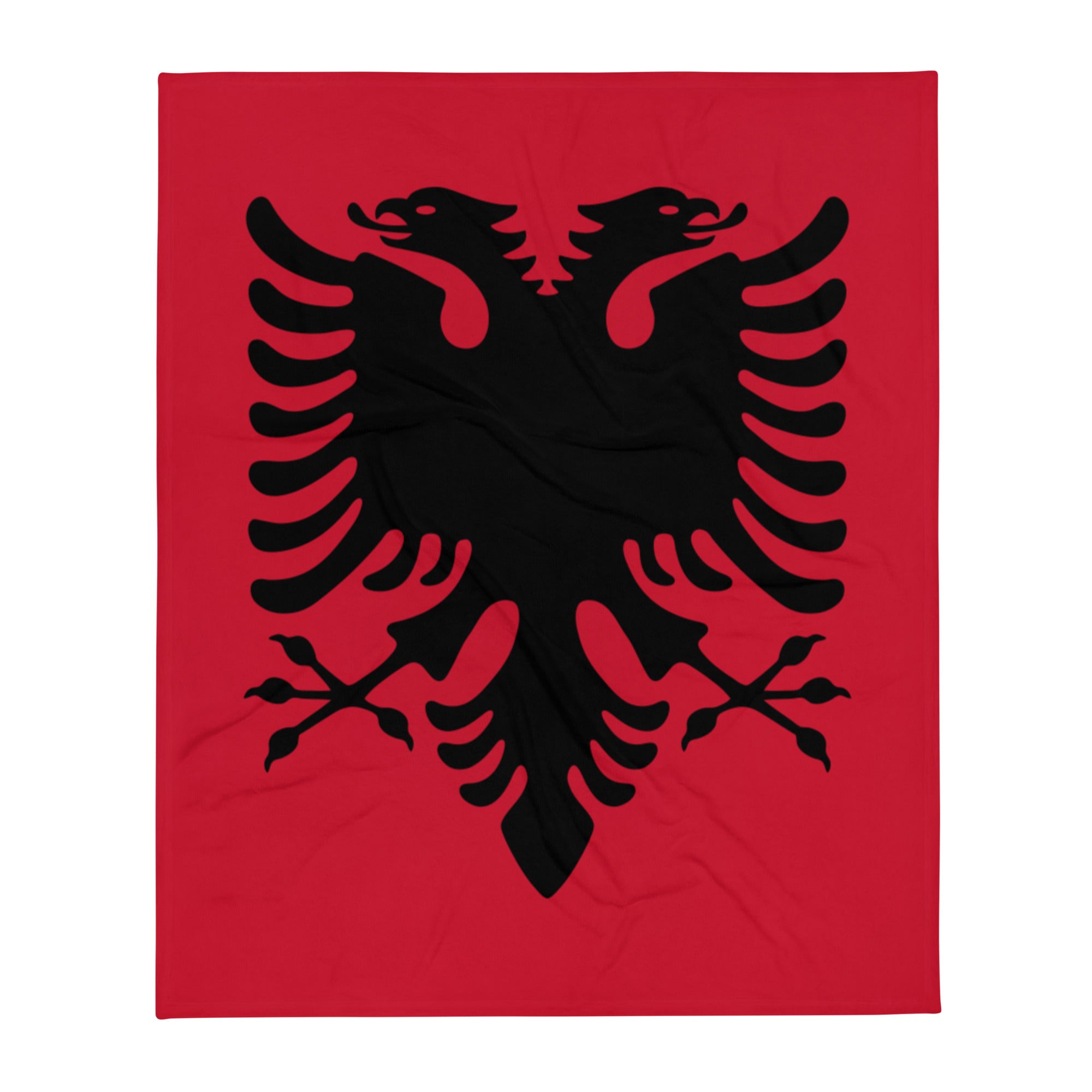 Albanian Eagle Throw Blanket
