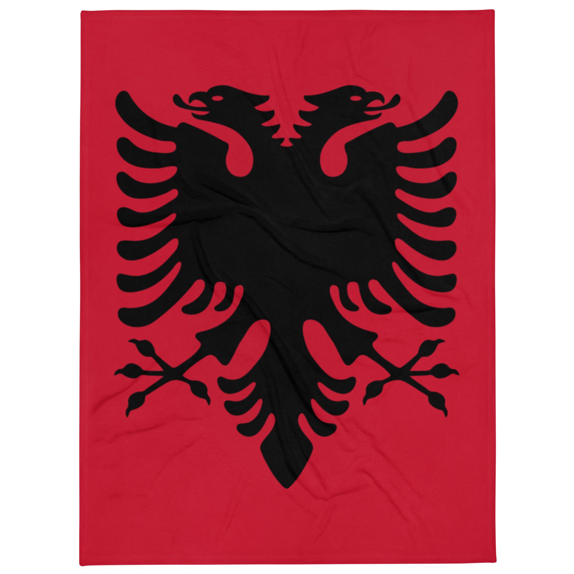 Albanian Eagle Throw Blanket